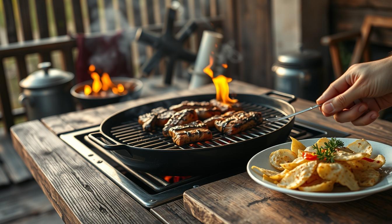 Fresh seasonal cooking dish