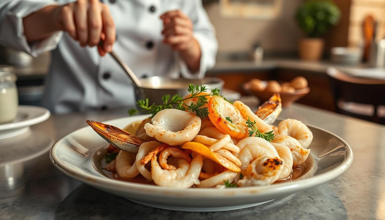 Ingredients prepared for a simple home dinner